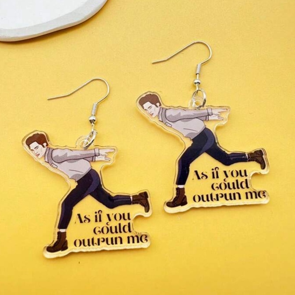Twilight Acrylic Earrings Edward Cullen